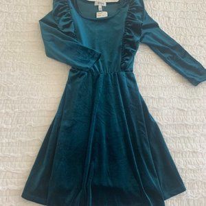 Girls Velvet Holiday Dress